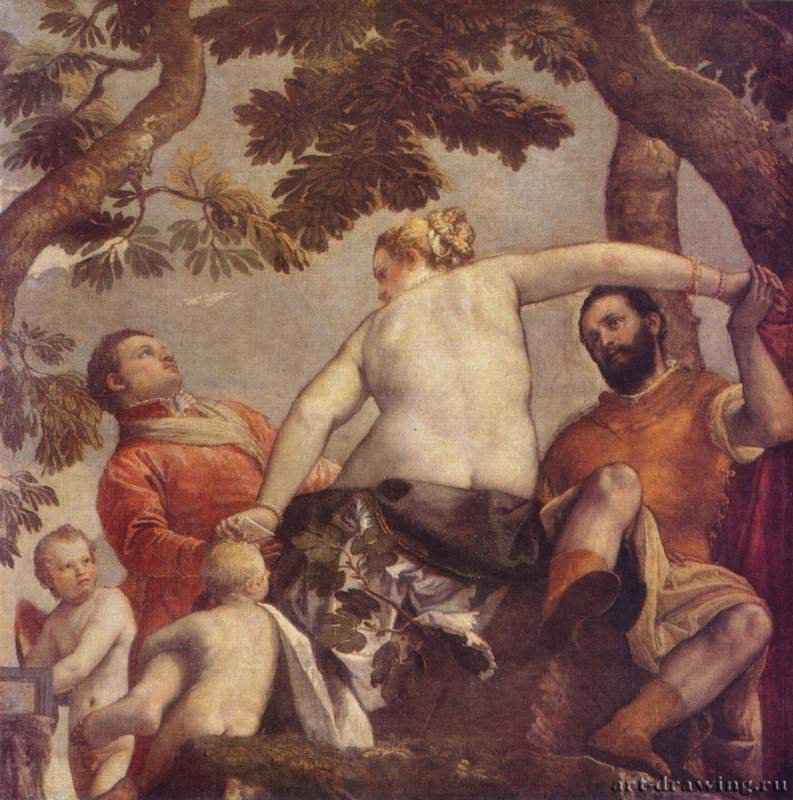 П. Веронезе: Измена - 1565 191 x 191 см Холст, масло Маньеризм Италия Лондон. Национальная галерея