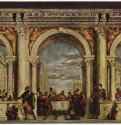 Трапеза в доме Левия - Вторая треть 16 века555 x 1280 смХолст, маслоМаньеризмИталияВенеция. Галерея Академии