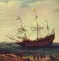 Отплытие парусников в Ост-Индию - 1630-1640 *103,5 x 198,5 смХолст, маслоБароккоНидерланды (Голландия)Амстердам. Рейксмузеум