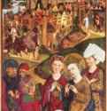 Алтарь св. Екатерины, правая створка. Обретение Креста - 1485 *ДеревоВысокая готикаГерманияНюрнберг. Санкт-Лоренц