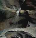 Гельтенбахский водопад зимой - 1778 *82 x 54 смХолст, маслоРомантизмШвейцарияВинтертур. Собрание д-ра Оскара Райнхардта