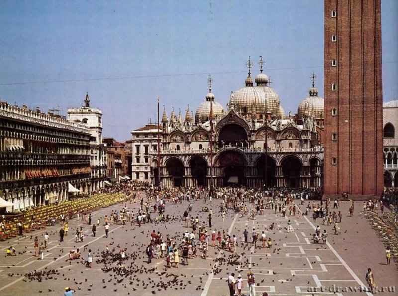 Площадь Сан Марко. 9-18 века - Города Италии: Венеция.