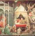 Фрески Санта Кроче во Флоренции. Поклонение Хосрову, Сон Ираклия, Битва Ираклия. Между 1388 и 1392 - Фреска. Флоренция. Санта Кроче.