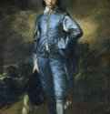 Голубой мальчик. Портрет Джонатана Баттла. 1770 - 178 x 122 см. Холст, масло. Рококо. Великобритания. Сан Марино. Художественная галерея Хантингтон.