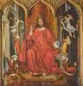 Благословляющий Христос. Вторая половина 15 века - 169 x 132 смХолст, маслоПоздняя готикаИспанияМадрид. Прадо