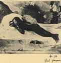 Manao Tupapau (Дух умерших). 1894 - 180 х 270 мм Литография Париж. Частное собрание Постимпрессионизм Франция