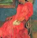 Женщина в красном - 189192 x 73 смХолст, маслоПостимпрессионизмФранцияКанзас Сити (штат Миссури). Музей искусств Нельсона-Аткинса