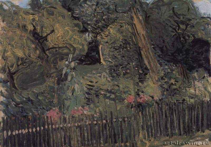 Взгляд в парк - 190835,3 x 39,7 смХолст, маслоЭкспрессионизмАвстрияВена. Собрание Леопольд