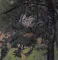 Луг с домами на заднем плане - 1908 *33,8 x 18,3 смХолст, маслоЭкспрессионизмАвстрияВена. Собрание Леопольд