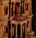 Модель церкви Сан Мери-Ле-Странд (Лондон). Фрагмент. 1714 - 74 х 31 х 83. Груша, самшит. Лондон. Коллекция рисунков Британской библиотеки по архитектуре. Великобритания.