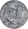 Суд Париса, тондо. 1530-1550 - Серая тушь кистью, подсветка белым, на грунтованной голубовато-серым тоном бумаге Диаметр 235 мм Национальная галерея Шотландии Эдинбург