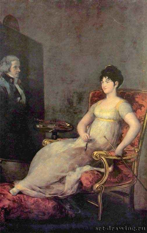 Портрет маркизы Вильяфранка - 1804195 x 126 смХолст, маслоРококо, классицизм, реализмИспанияМадрид. Прадо