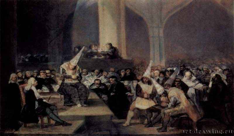 Трибунал инквизиции - 1812-181446 x 73 смХолст, маслоРококо, классицизм, реализмИспанияМадрид. Академия изящных искусств Сан Фернандо