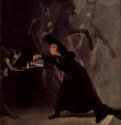 Картины о колдовстве для дворца Аламеда герцога Осунского. Лампа дьявола - 1797-179842 x 32 смХолст, маслоРококо, классицизм, реализмИспанияЛондон. Национальная галерея