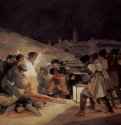 Расстрел повстанцев 3 мая 1808 года в Мадриде - 1814266 x 345 смХолст, маслоРококо, классицизм, реализмИспанияМадрид. Прадо