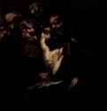 Серия "pinturas negras" ("мрачных картин"). Читающие мужчины - 1820-1821125 x 66 смХолст, маслоРококо, классицизм, реализмИспанияМадрид. ПрадоНаписана в загородном доме художника 'Ла Кинта дель Сордо', первоначально фреска, затем перенесенная на холст