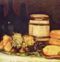 Натюрморт с фруктами, бутылками и хлебами - 1824-1826 *45 x 62 смХолст, маслоРококо, классицизм, реализмИспанияВинтертур. Собрание д-ра Оскара Райнхардта