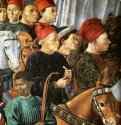 Поклонение волхвов, деталь. 1459 - Фреска. Флоренция. Палаццо Медичи-Риккарди.