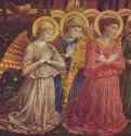 Поклоняющиеся ангелы - 1460-1480 *ДеревоВозрождениеИталияФлоренция. Палаццо Медичи-РиккардиФрагмент алтаря