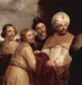 Елисей отвергает дары Неемана - 1637120 x 185,5 смХолст, маслоБароккоНидерландыХарлем. Музей Франса Халса