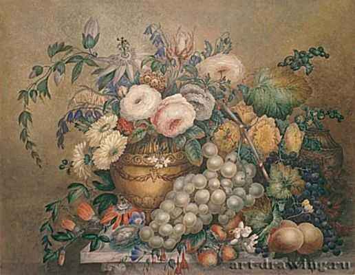 Цветы - Акварель, карандаш. 27,9 x 35,6. Оттава. Национальная галерея Канады. Канада.