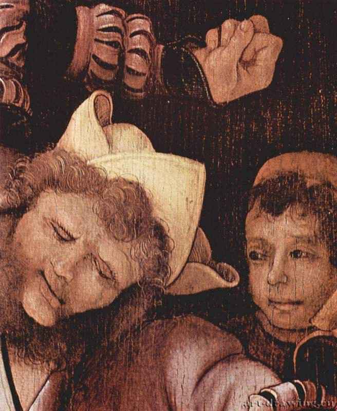 Поругание Христа. Фрагмент - 1503-1505Дерево, маслоВозрождениеГерманияМюнхен. Старая Пинакотека