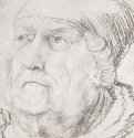 Портрет князя церкви. 1510-1520 - 255 х 190 мм. Черный мел, на бумаге. Стокгольм. Национальная галерея, Собрание графики. Германия.