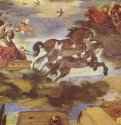 Аврора. 1621 - Фреска. Барокко, болонский академизм. Италия. Рим. Вилла Аврора.