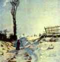 Тропинка в снегу - 186966 x 55 смХолстИмпрессионизмФранцияПариж. Лувр