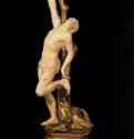 Святой Себастьян. 1640 - Высота фигуры 35, 6 см. Слоновая. Флоренция. Музей серебра, палаццо Питти. Италия.