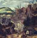 Пейзаж с пастухами. 1550-1560 - 47 x 68 см. Дерево, масло. Маньеризм. Нидерланды. Мадрид. Прадо.