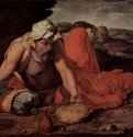 Пророк Илия. 1550-1560 - Холст, масло. Маньеризм. Италия. Сиена. Частное собрание.