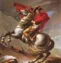 Наполеон на перевале Сен-Бернард. 1800 - 264 x 231 смХолст, маслоКлассицизмФранцияВена. Художественно-исторический музей