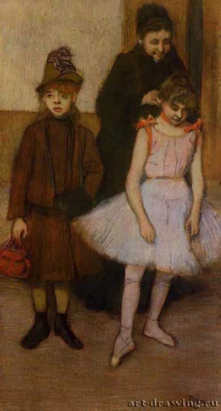 Семейство Манте, 1889 г. - Бумага, пастель. Художественый музей. Филадельфия. Франция.