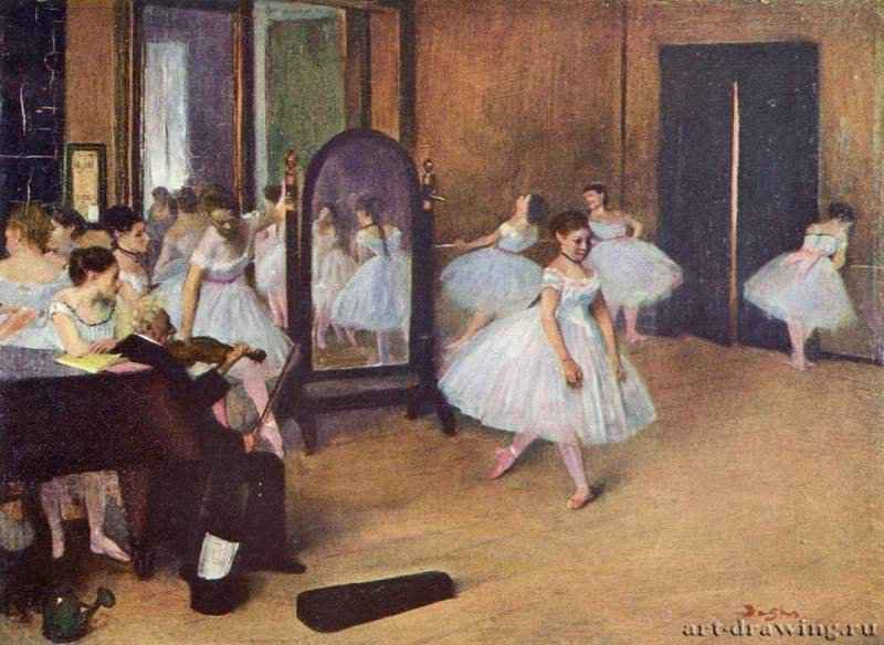 Танцевальный зал - 187219 x 27 смКартон, маслоИмпрессионизмФранцияНью-Йорк. Музей Метрополитен