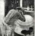 Таз. 1882-1885 - 311 х 273 мм Монотипия, оттиск чёрным на белой бумаге Уильямстаун (штат Массачусетс). Художественный институт Стерлинга и Фрэнсин Кларк Франция