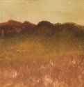 Пейзаж с ясным небом. 1890-1892 - 300 х 400 мм Цветная монотипия на кремовой бумаге Париж. Частное собрание Франция