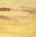 Озеро в Пиренеях. 1890-1893 - 298 х 396 мм Монотипия, оттиск масляными красками Лондон. Британский музей, Отдел гравюры и рисунка Франция