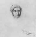 Портрет Улисса. 1859 - 308 x 233 мм Карандаш на бумаге Частное собрание Франция