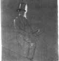 Портрет всадника. 1863-1865 - 270 x 235 мм Карандаш подсветка белым, на темно-коричневой бумаге Роттердам. Музей Бойманса - ван Бёйнингена Франция