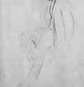 Портрет Эдуарда Мане, сидящего. 1865 - 363 x 230 мм Карандаш на бумаге Кембридж (штат Массачусетс). Художественный музей Фогга, Отдел гравюры и рисунка Франция
