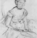 Портрет Матильды Мюссон-Белл. 1872 - 310 x 240 мм Карандаш и пастель, на бумаге Нью-Йорк. Частное собрание Франция