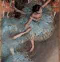 Танцовщицы в голубом. 1877-1879 - 660 x 360 мм Пастель и гуашь, на бумаге Мадрид. Собрание Тиссен-Борнемиса Франция