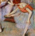 Балерины, 1895 г. - Бумага, пастель. Частное собрание. Франция.