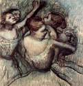 Полуфигуры четырех балерин, 1899 г. - Пастель на бумаге; 680 x 620 мм. Музей изящных искусств. Лион. Франция.