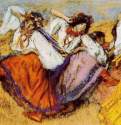 Руские балерины, 1899 г. - Бумага, пастель. Частное собрание. Франция.