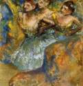 Группа балерин, 1900 - 1910 г. - Бумага, пастель. Частное собрание. Франция.