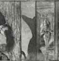Уборная актрисы. 1879-1880 - 160 х 212 мм Офорт с акватинтой Вашингтон. Национальная галерея Франция