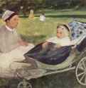 Ребёнок с гувернанткой. Портрет Анри Вальпинсона в младенчестве - 187030 x 40 смДерево, маслоИмпрессионизмФранцияПариж. Частное собрание