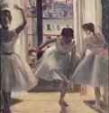 Три танцовщицы в репетиционном зале - 187327 x 22 смХолст, маслоИмпрессионизмФранцияПариж. Собрание Юбера де Ганэ